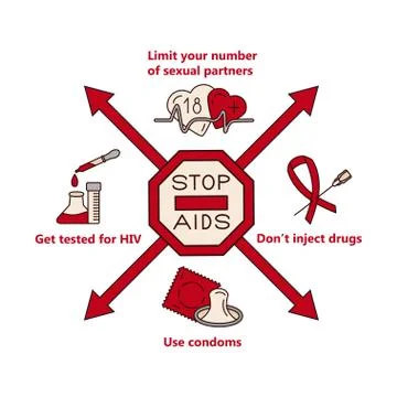 World Aids Day concept Stock Illustration