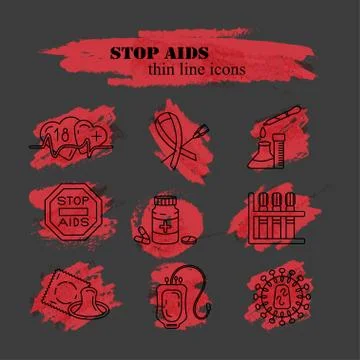 World Aids Day concept Stock Illustration