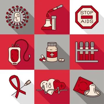 World Aids Day concept Stock Illustration