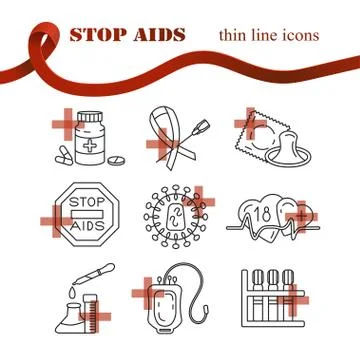 World Aids Day concept Stock Illustration