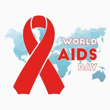 World AIDS Day Stock Illustration
