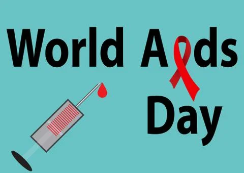 World Aids Day Stock Illustration