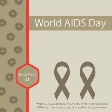 World AIDS Day Stock Illustration