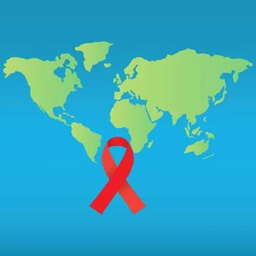 World AIDS day Stock Illustration