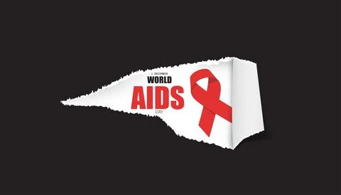 World aids day Stock Illustration