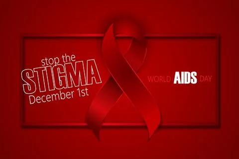 World aids day Stock Illustration