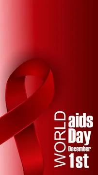 World aids day Stock Illustration