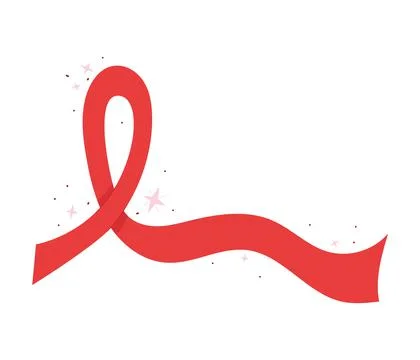 World aids day ribbon Stock Illustration