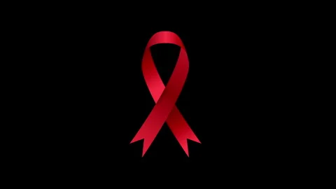  World AIDS Day text animation for social awareness symbol with copy space text  Stock Footage 291077371