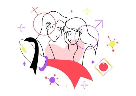 World AIDS Day Vector Illustration featuring Red Ribbon Symbol, Awareness E.. Stock Illustration