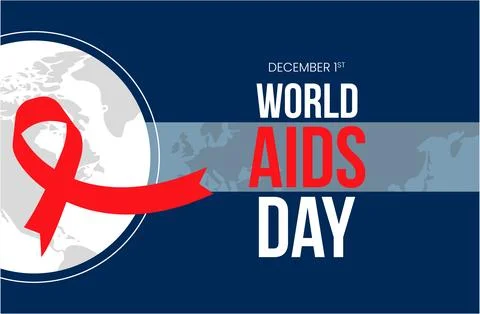 World Aids Day.Designed for web, banner, background, wallpaper, flyer, temp.. Stock Illustration