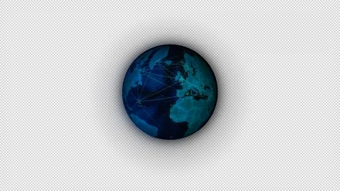 World animation flight network Stock Footage 239263437