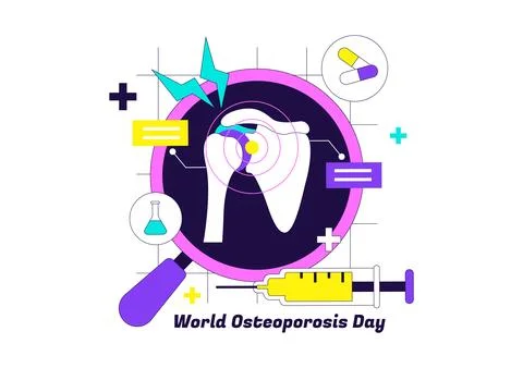 World Arthritis Day Vector Illustration Featuring Joint Health Awareness, B.. Illustrazione stock