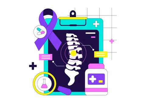 World Arthritis Day Vector Illustration Featuring Joint Health Awareness, B.. Illustrazione stock