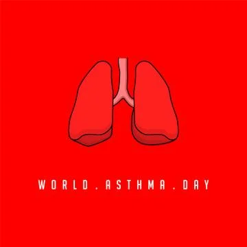 World Asthma Day Stock Illustration