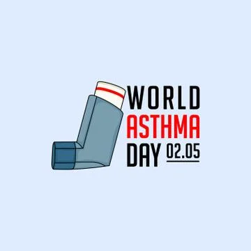 World Asthma Day Stock Illustration
