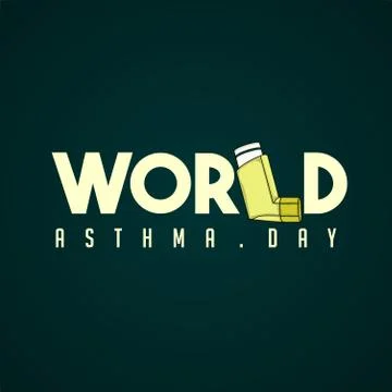 World Asthma Day Stock Illustration