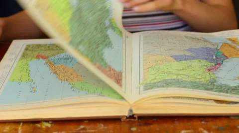 World Atlas Vídeo Stock 60244302