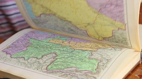 A world atlas Vídeo Stock 60245225