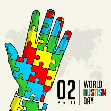 World autism day Stock Illustration