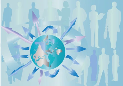 World background Stock Illustration