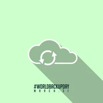 World Backup Day Stock Illustration