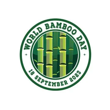 World bamboo day vector design template. for banner, poster or flyer. Stock Illustration
