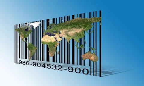 World Barcode Stock Illustration