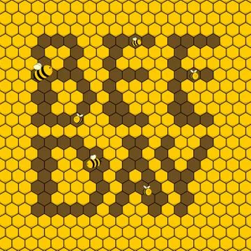 World Bee Day Stock Illustration