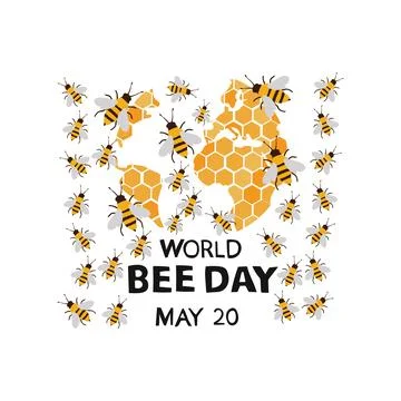 World bee day Stock Illustration