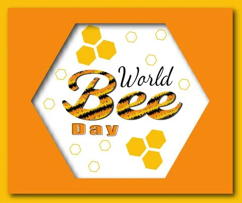 World bees day Stock Illustration