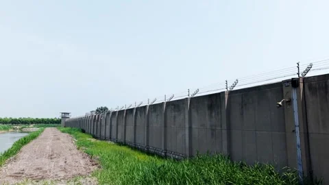 The world behind the walls Stock Footage 310395835