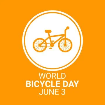 World Bicycle Day Stock-Illustration