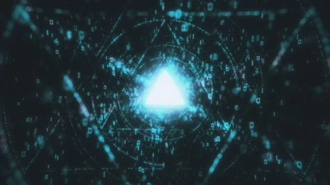 World of big data and AI with this stunning stock video featuring an infinity Stock Footage 229224739