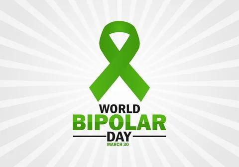 World Bipolar Day 스톡 일러스트
