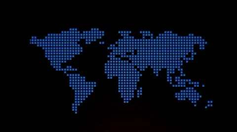 World black and blue Stock Footage 47051006