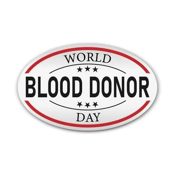 World blood donor day. Vector illustration of Donate blood for World blood donor Stock Illustration
