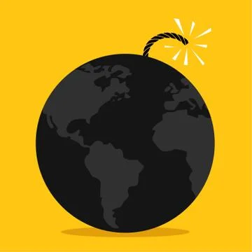 World Bomb Stock Illustration