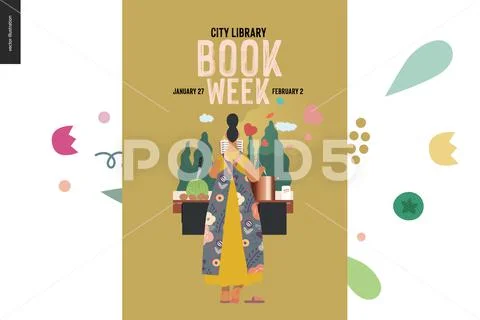 World Book Day, grass Stock Illustration