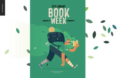 World Book Day Stock Illustration