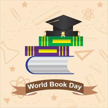 World book day  Illustrazione stock
