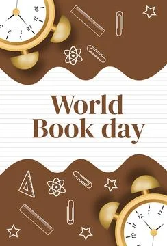 World book day  Illustrazione stock