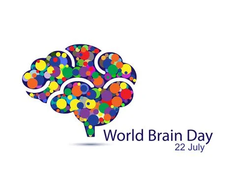 World Brain Day Stock Illustration