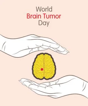 World Brain Tumor Day Vector Stock-Illustration