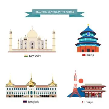 World capital 03 Stock Illustration