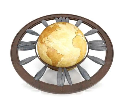 World clock isolated Stock Illustration