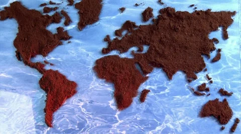 World of Coffee - zoom out Stock Footage 8828249