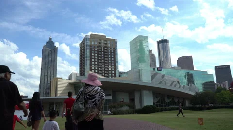 World of Coke building Stock Footage 68751912