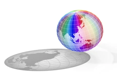 World color rotate Video stock 596145
