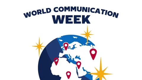 World communications week for better communication Stock-Footage 332525973